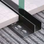 Glass Holder Profile - AF763 - ALUMINUM